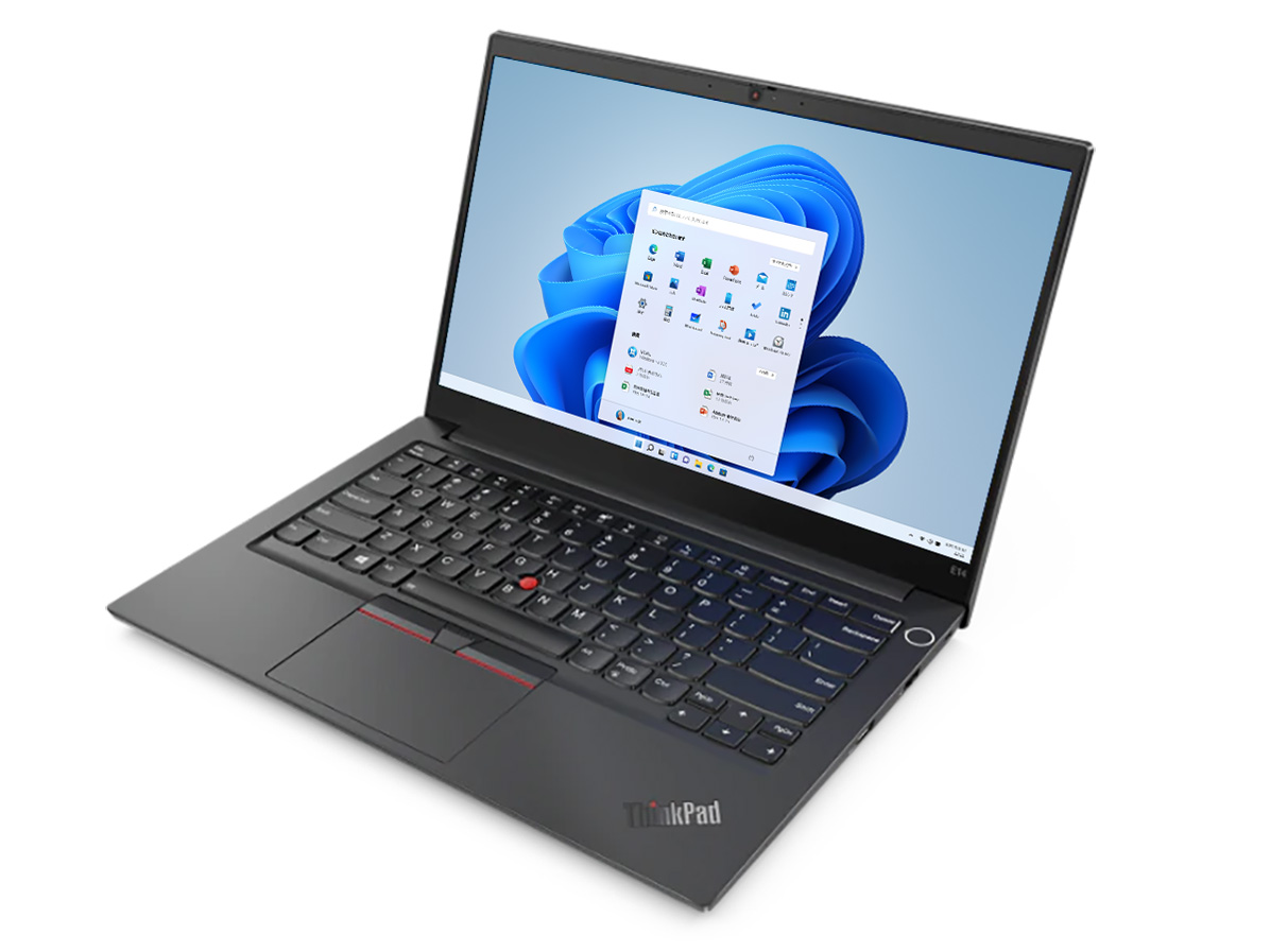 ThinkPad E14 Gen 2 Core i7 1165G7・16GBメモリー・512GB SSD・14型フルHD液晶搭載 20TA00HCJP